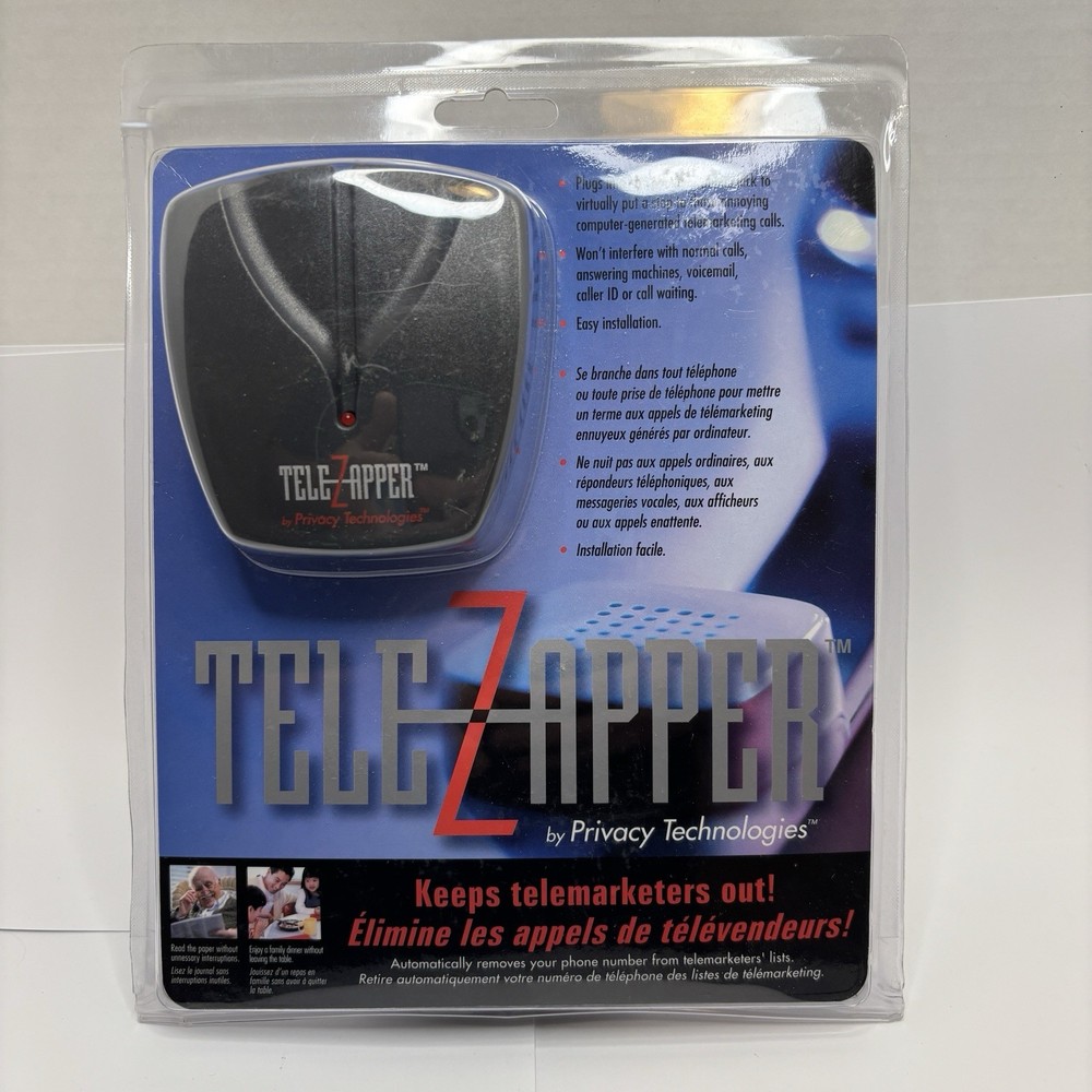 Privacy Technologies Telezapper Keep Telemarketers Out - NOS Phone Call Assist