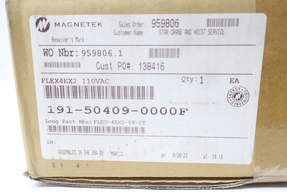 Magnetek FLEX-4EX2-09-2T Radio Control System
