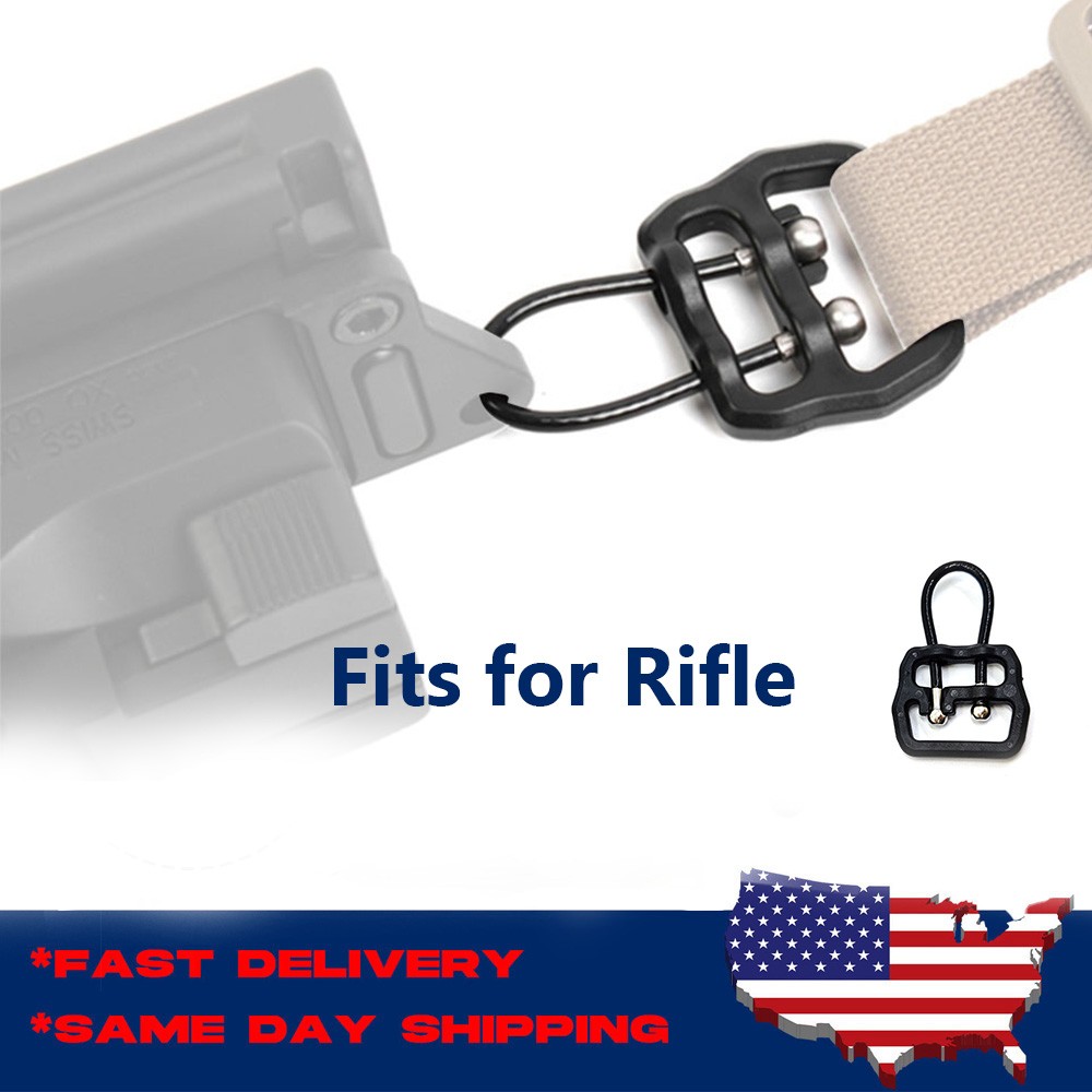 Universal Rifle Sling Wire Loop Quick-detach Connection - QD Buckle 1" Adapter
