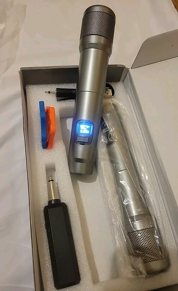 Wireless Microphone, FOLTUSMY Dual Handhold Dynamic