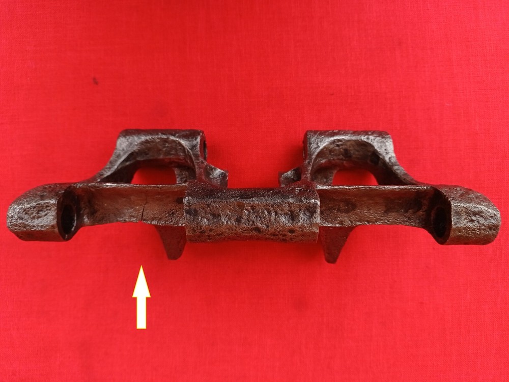 WW2 German Pz I Panzer tank late version track link