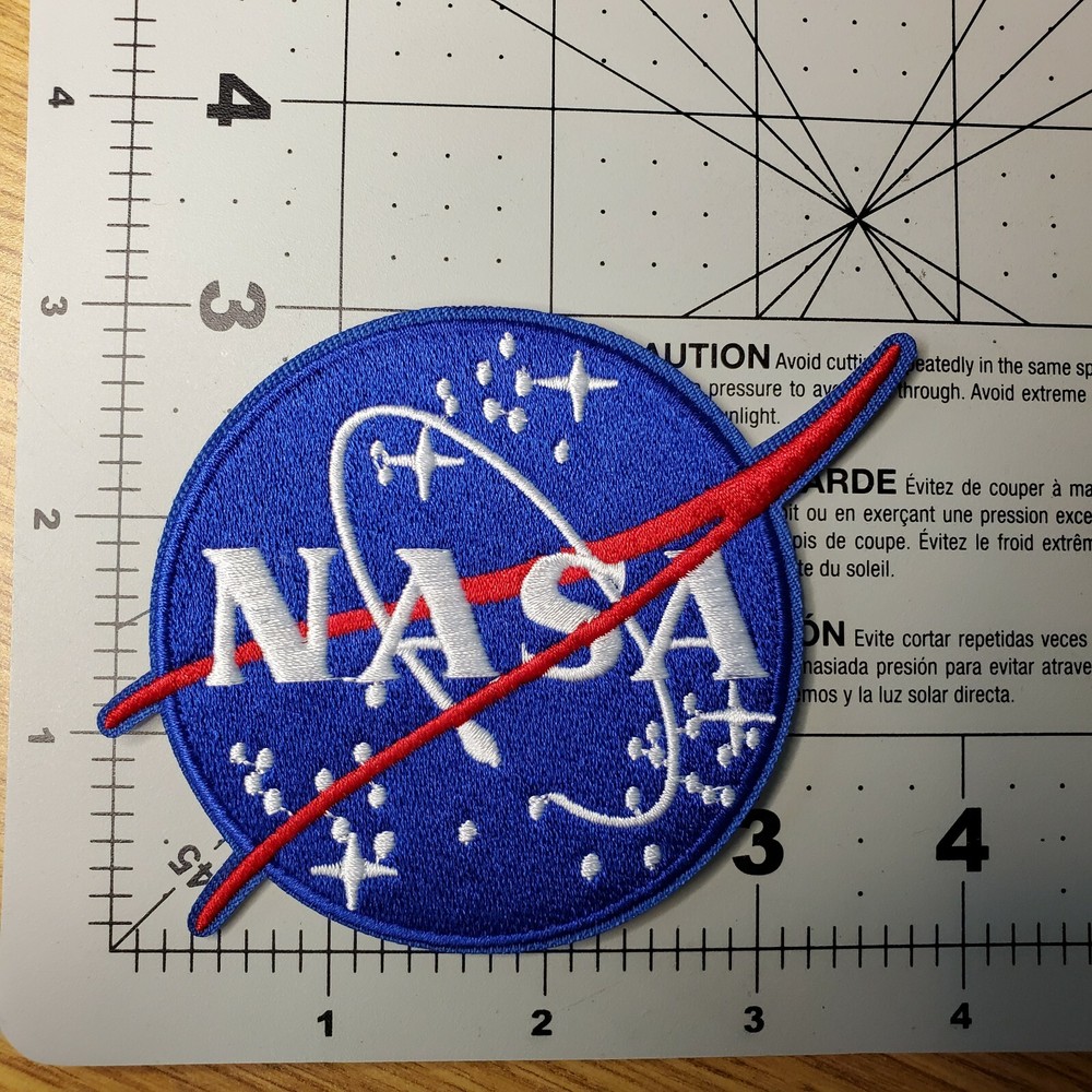 NASA Meatball embroidered Patch 3 inches tall