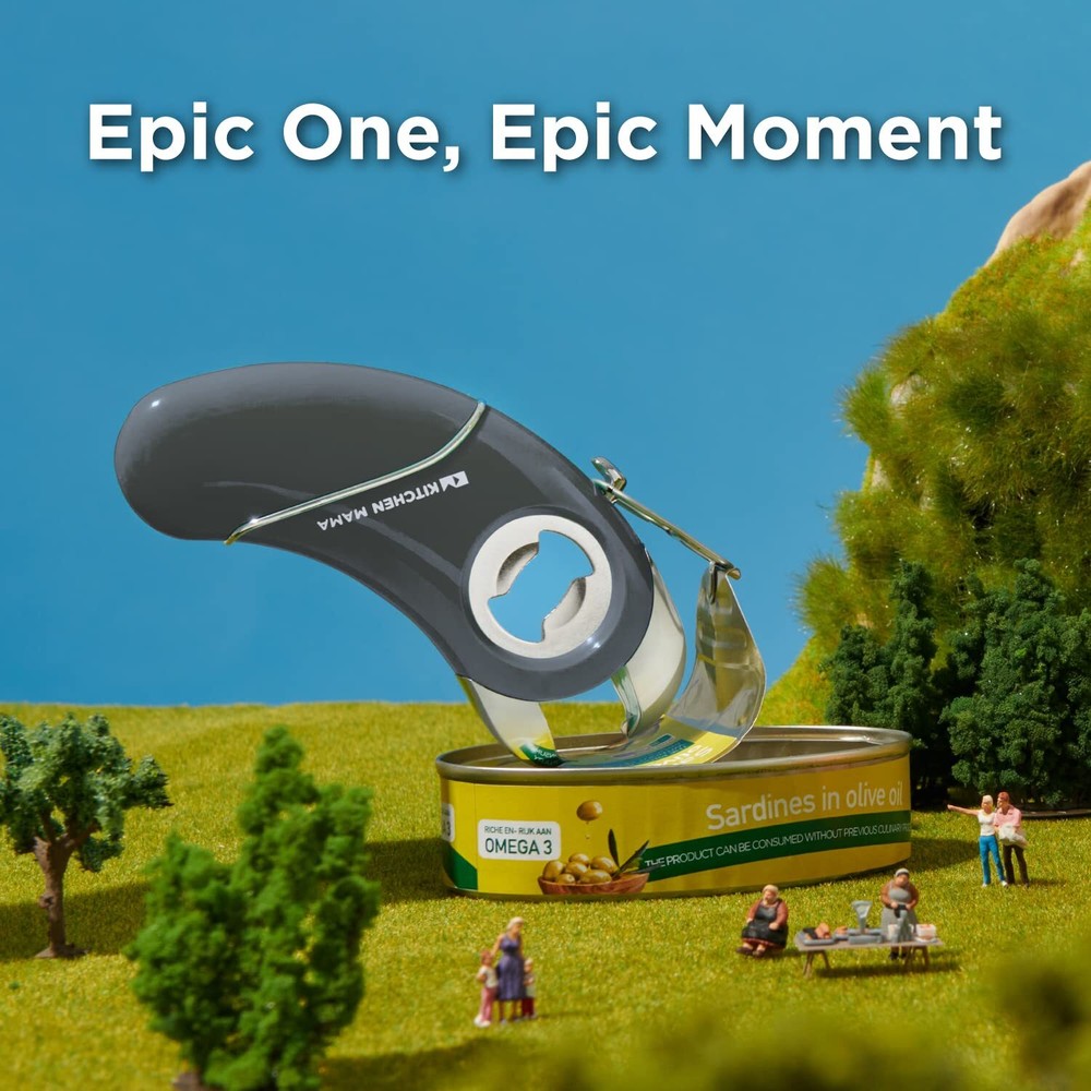 Multifunction Opener for Weak Hands Pull Tab Jar and Bottle Opener