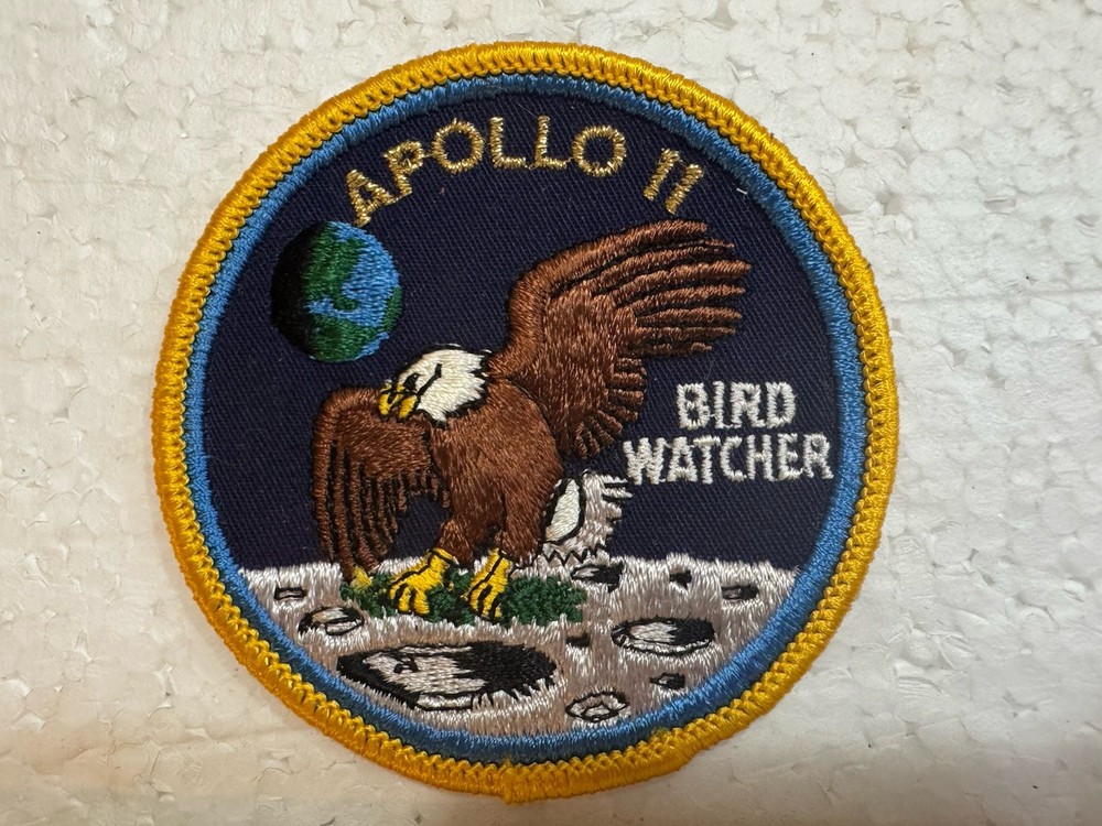 Vintage NASA Patch- Apollo 11 Bird Watcher