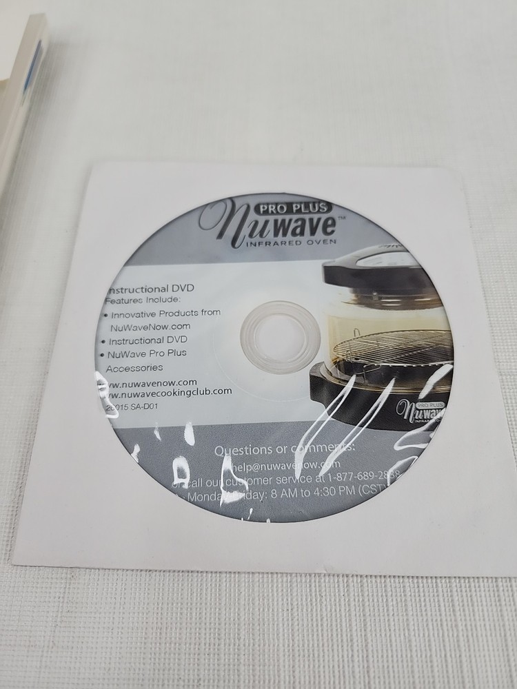 REPLACEMENT PART for NuWave Oven Pro Plus - Baking Book + CD