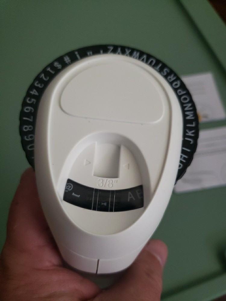 1 / 73D Classic Embossing Label Maker Machine with 4 TapesBlack & White