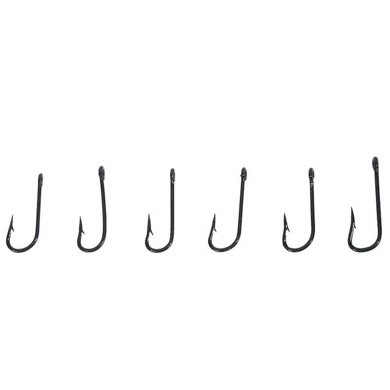 Mitchell Assorted Black Kirby Hook Small 60pcs