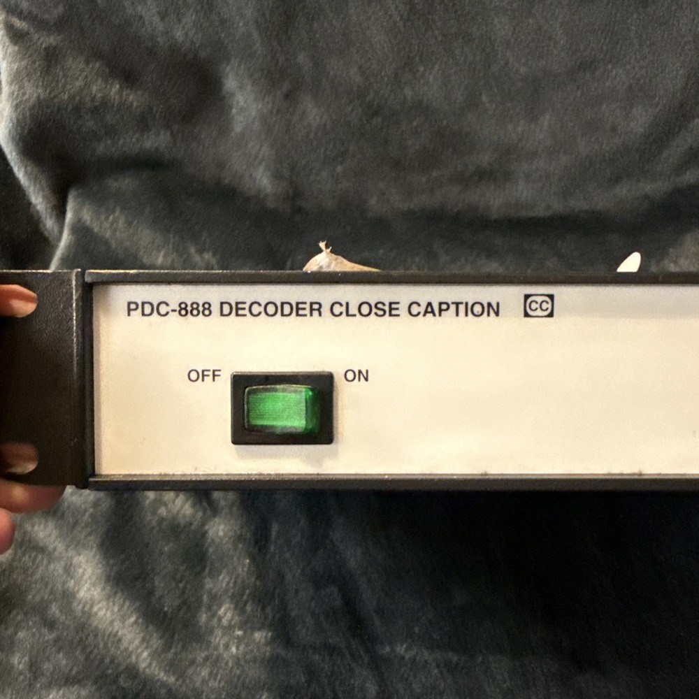 Link Electronics Link ELectronics PDC-888 Closed Caption Decoder. Untested