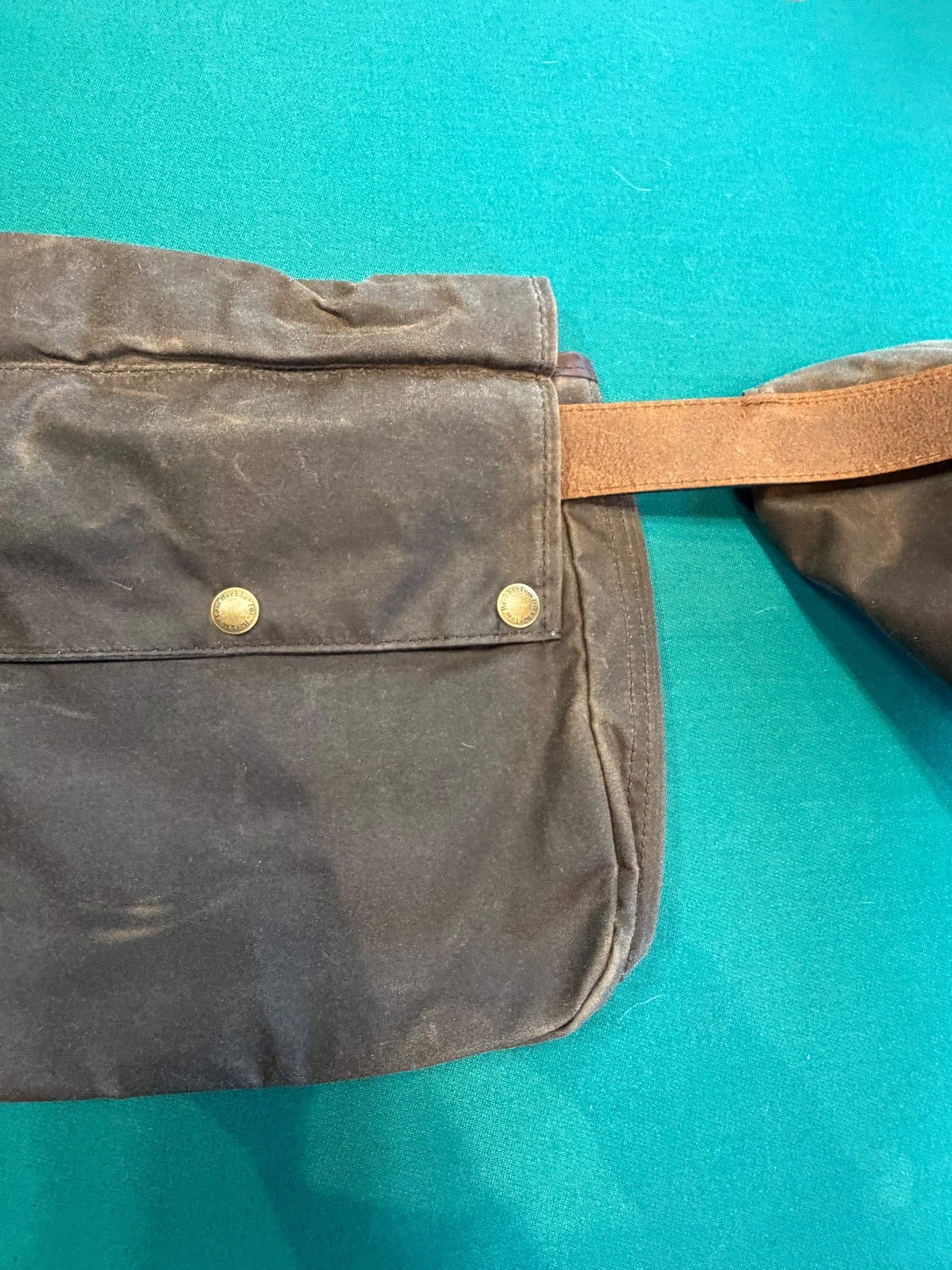 Tom Beckbe Shotgun Shell Pouch Bag - Dark Green Canvas - New and unused