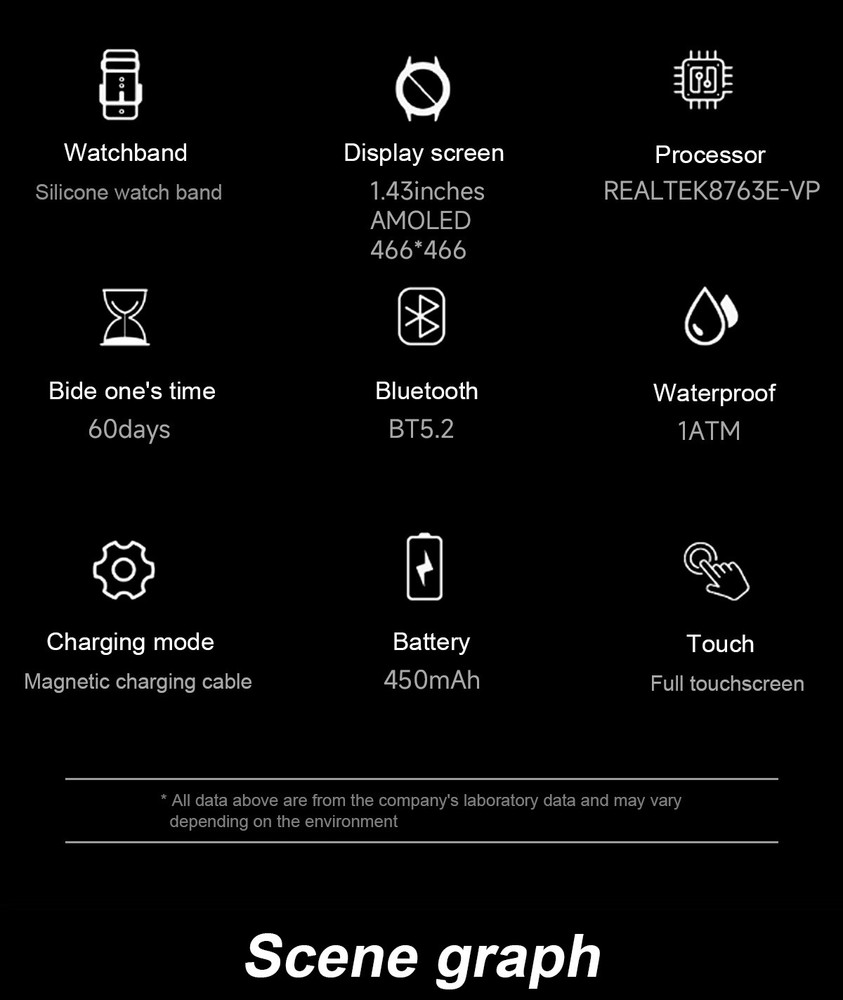 Full Touch Screen Smartwatch with Step Counting and Calorie Calculation For IOS