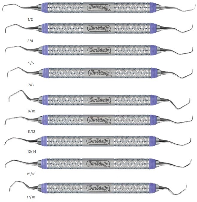 HU-FRIEDY Dental Rigid Gracey Curette EverEdge 2.0 #9 Handle Different Size 1/PK