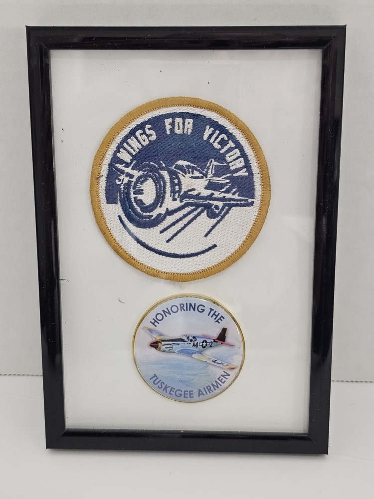 Framed Miltary Patch And Emblem CL