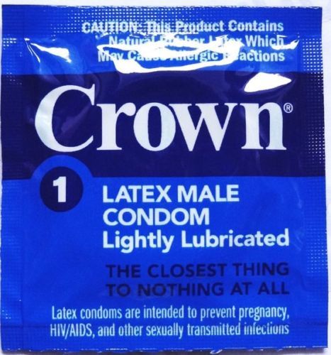Okamoto Crown Thin Latex Condoms 50ct  -Expiration Date 01-2029