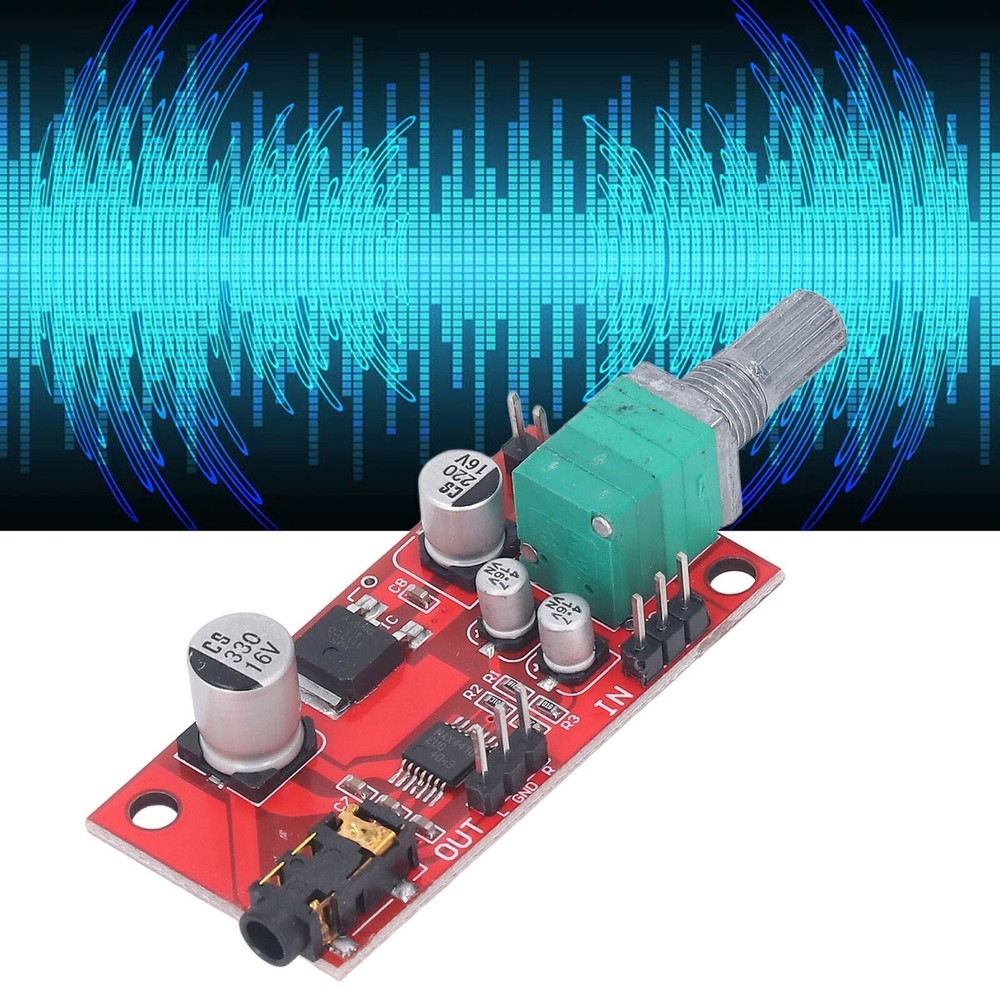 Mini Headphone Amplifier Module 3.5mm Interface Earphone Preamplifier Board DC