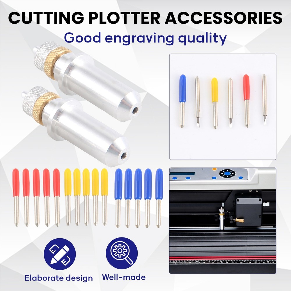 17Pcs/Set 30/45/60 Degree For Cutting Plotter Vinyl Cutter3601