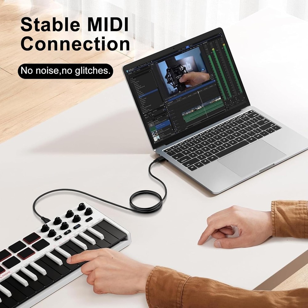 High-Speed 6FT USB B to USB C Cable - Ideal for Printers and Controllers