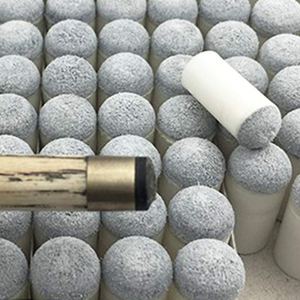 Pengxiaomei 40pcs Slip On Pool Cue Tips Replacement Billiard 4...