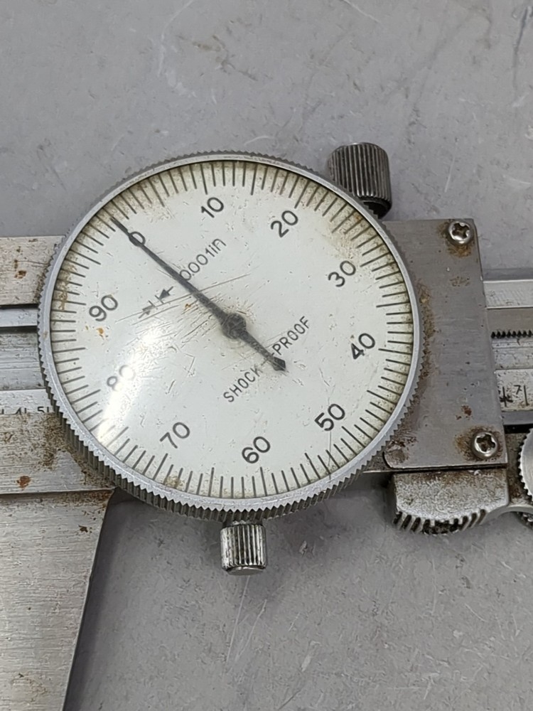 12" Dial Caliper Shock Proof Stainless Hardened Unbranded