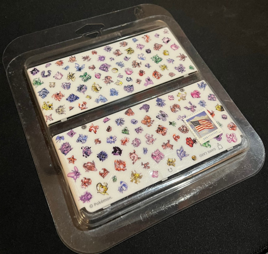 OEM "New 3DS" Pokemon Original 151 Kisekae Faceplates - Genunine Nintendo - Used