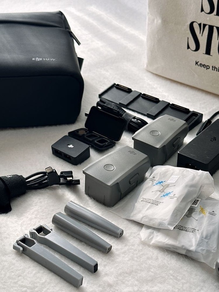 Dji Mavic Air 2 Fly More Combo Drone Kit With Remote Controller Batteries Case