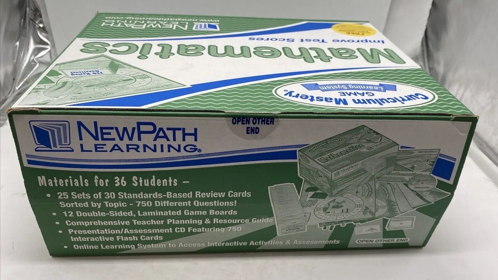 New Path Learning Curriculum Mastery Game Learning System Mathematics Grade 6