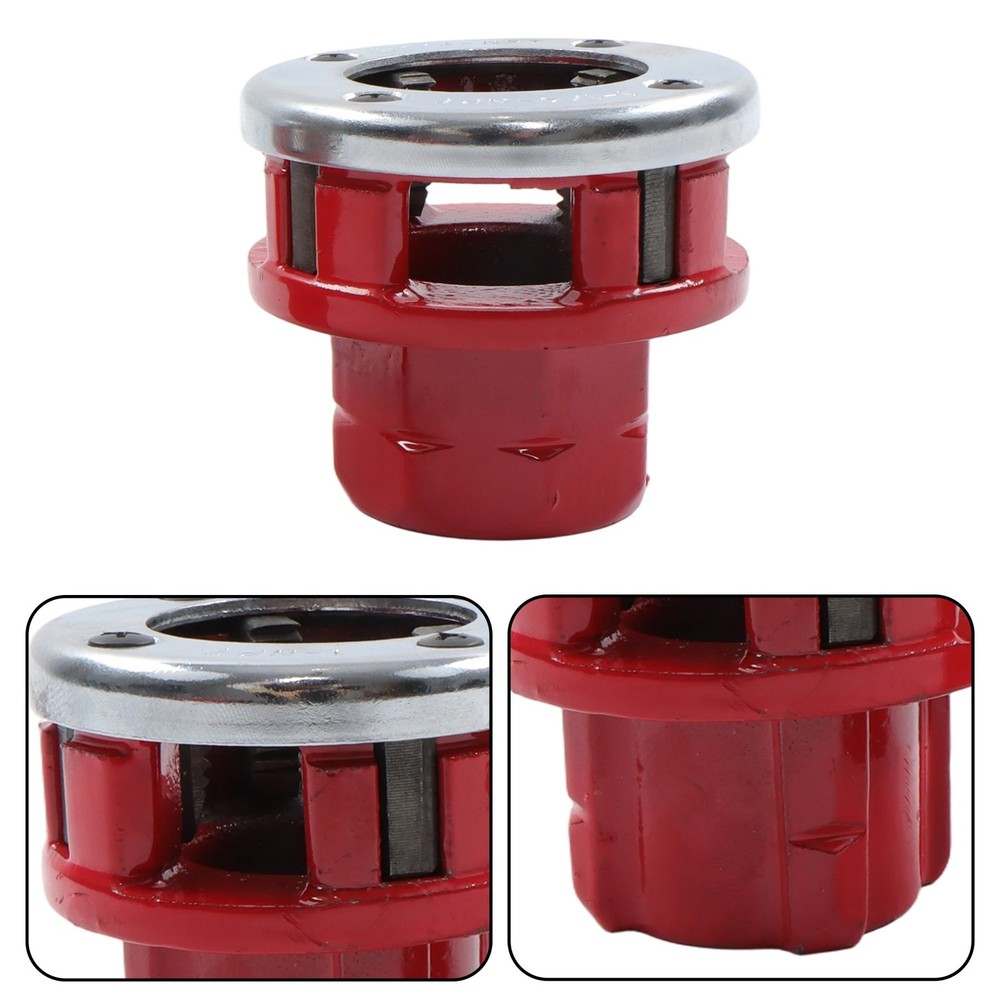 7 Size BSPT Pipe Threader 3/8" To 2" Dies Set W/ Handle Pipe Threader Threading