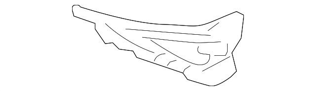 Genuine Nissan Quarter Panel Extension 78117-JF00A