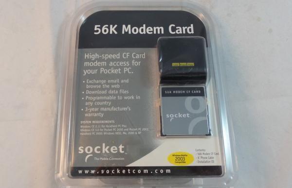 Socket Communications - 56K Modem CF Card (MO7000-324)