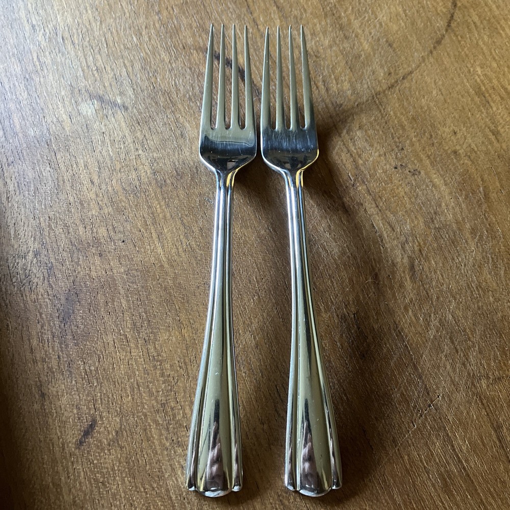 Elana by Hampton Silversmiths 18/10 Stainless  2 Dinner Forks 8 1/4"