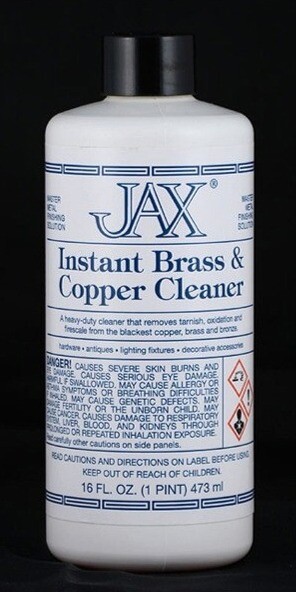 Jax Instant Brass & Copper Cleaner for Tarnish/Oxidation