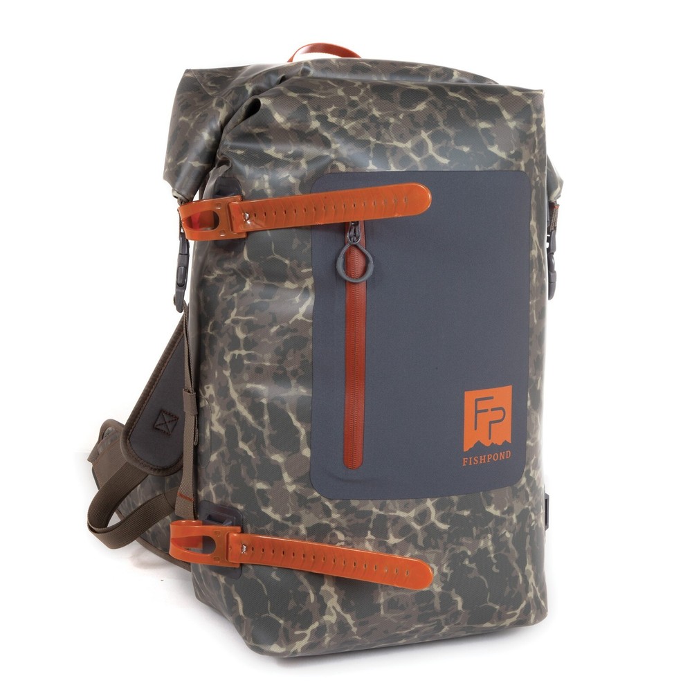 Fishpond Wind River Roll-Top Backpack - Eco Shadowcast Camo - New