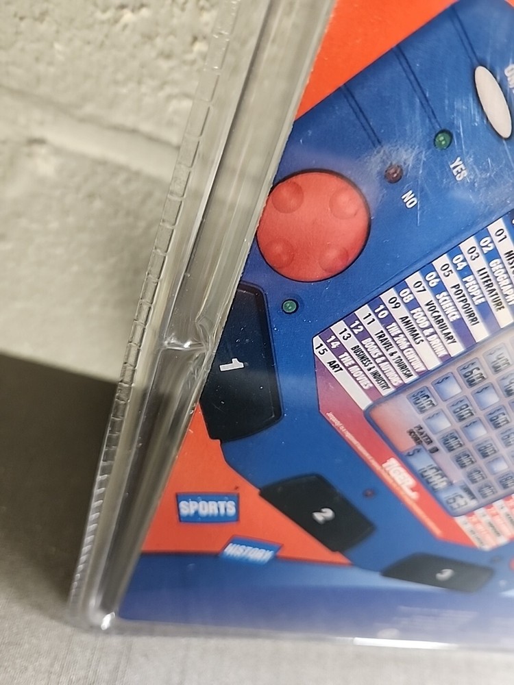 Tiger Jeopardy talking Handheld Electronic Game NOS sealed