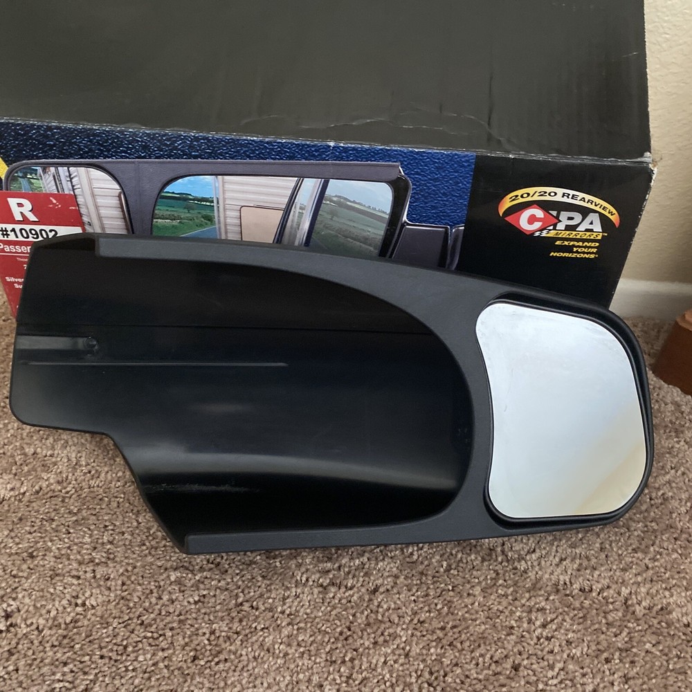 CIPA Custom Towing Mirror Right & Left Set Fits 2007-2013 GMC/Chevy-EUC