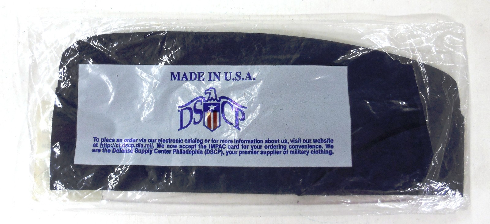 UNISSUED USCG COAST GUARD BLUE SEAMAN'S GARRISON CAP 7 3/4 (NIB)