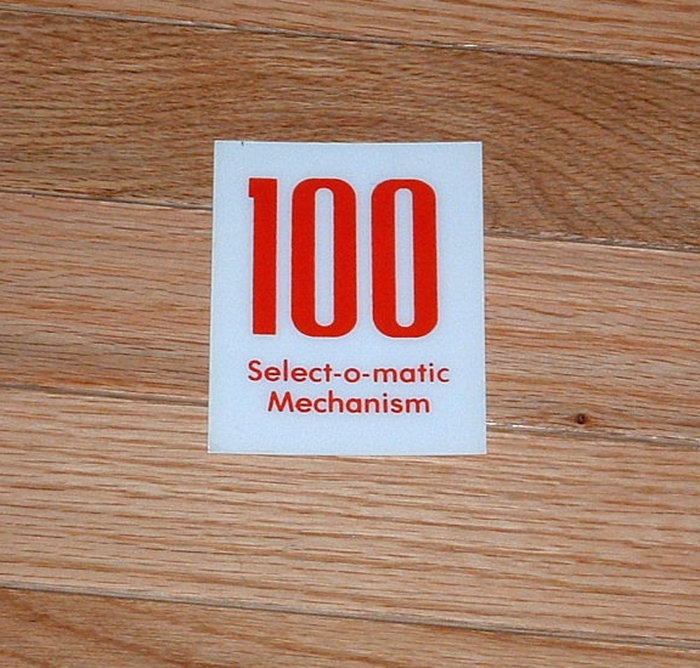 Seeburg  100 Mechanism insert