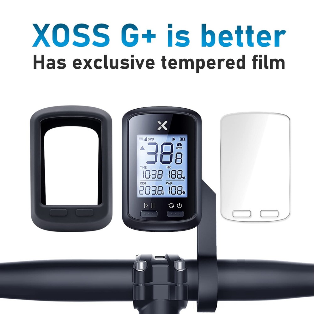 XOSS G+ GPS Bike Computer Wireless Speedometer Odometer ANT+ Bluetooth