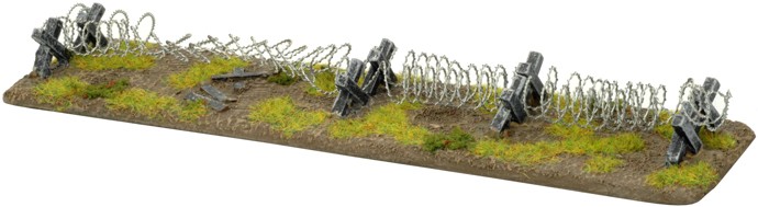 Battlefront BB132 Barbed Wire Obstacles (4) Gaming Terrain