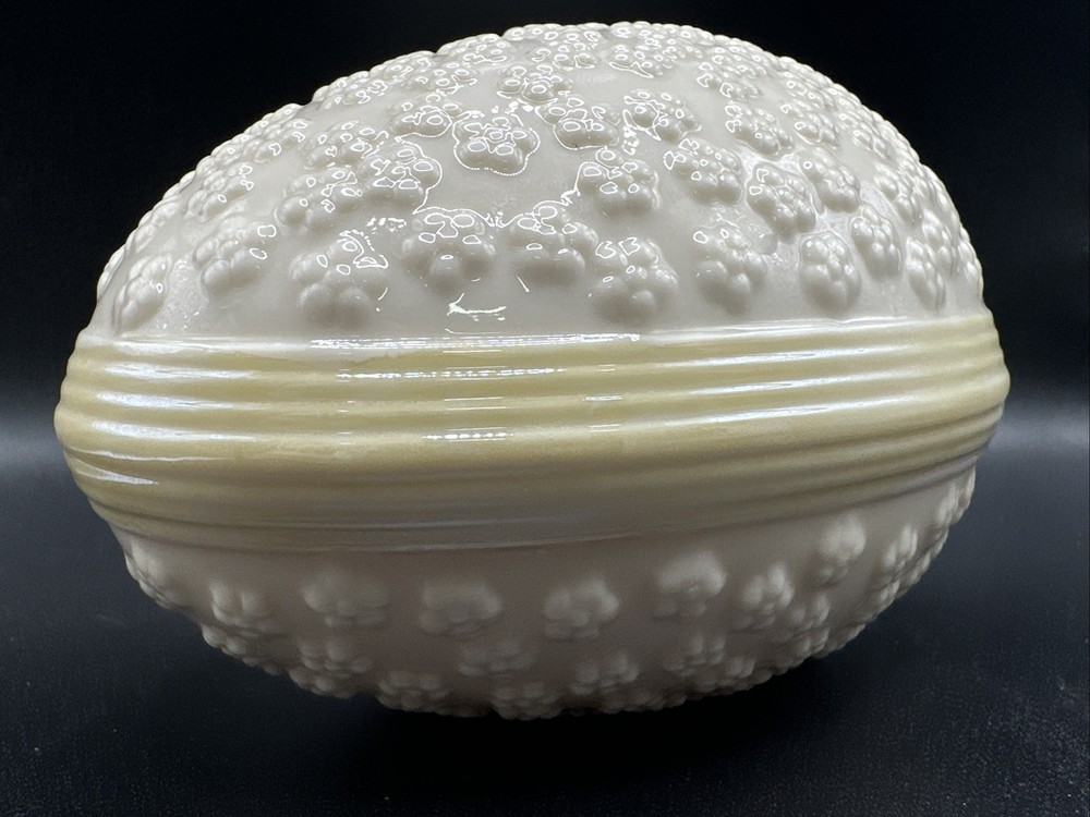 Large 5" Vintage Belleek Easter Egg