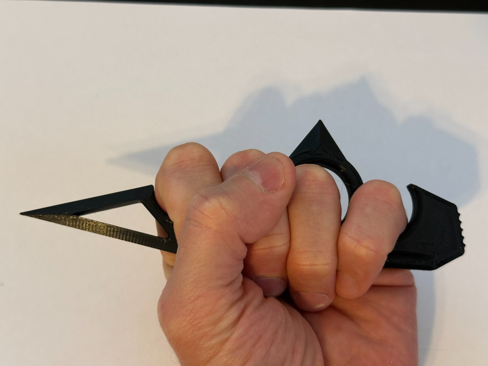 Carbon Fiber Hand Spike - Non Metal - Undetectable Self Defense Knife - Large