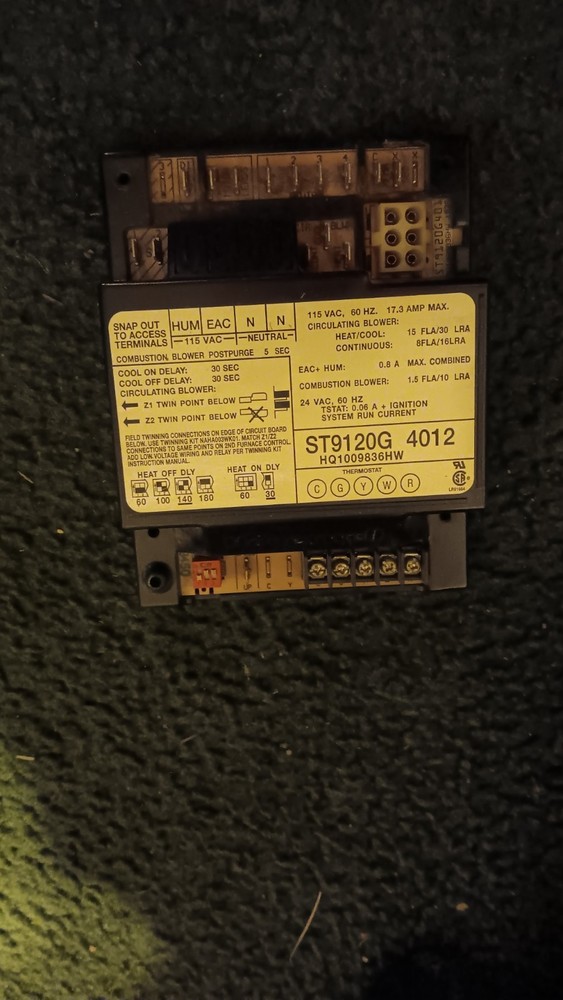 Honeywell Fan Control Module ST9120G4012