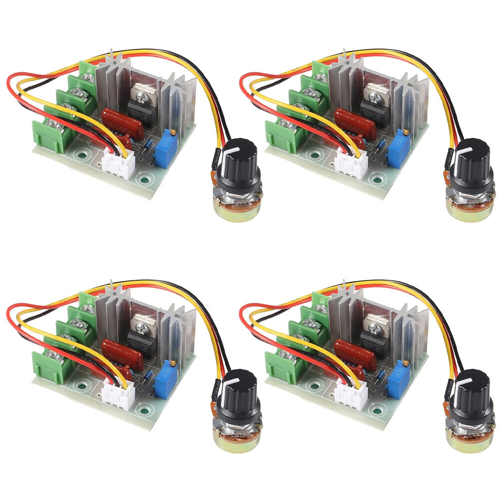 4PCS AC 110V 220V 2000W SCR Voltage Regulator LED Dimmer Motor Speed Controller