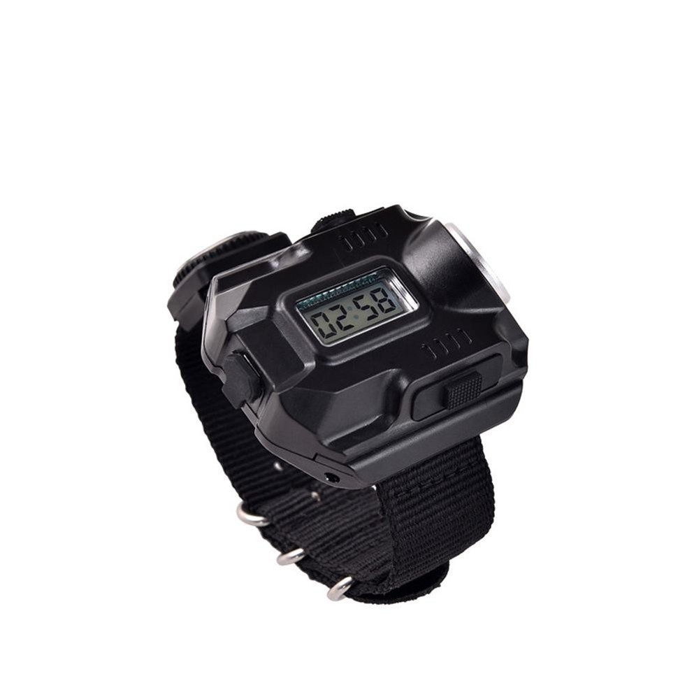 LED Wrist Watch Flashlight Torch Light USB Charging Rechargeable Flashlight C