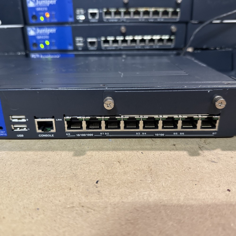 Juniper SRX210HE2 Firewall VPN Gateway Security