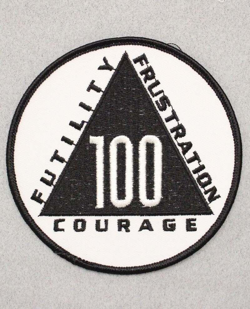 USN Navy patch 832: 100 Night TRAPS (carrier landings)