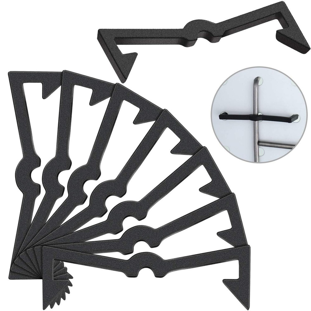 50 Pcs Pegboard Hook Locks Plastic Peg Hook Fixer Peg Board Hook Accessories