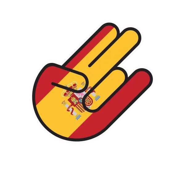 Spanish Shocker Sticker Decal