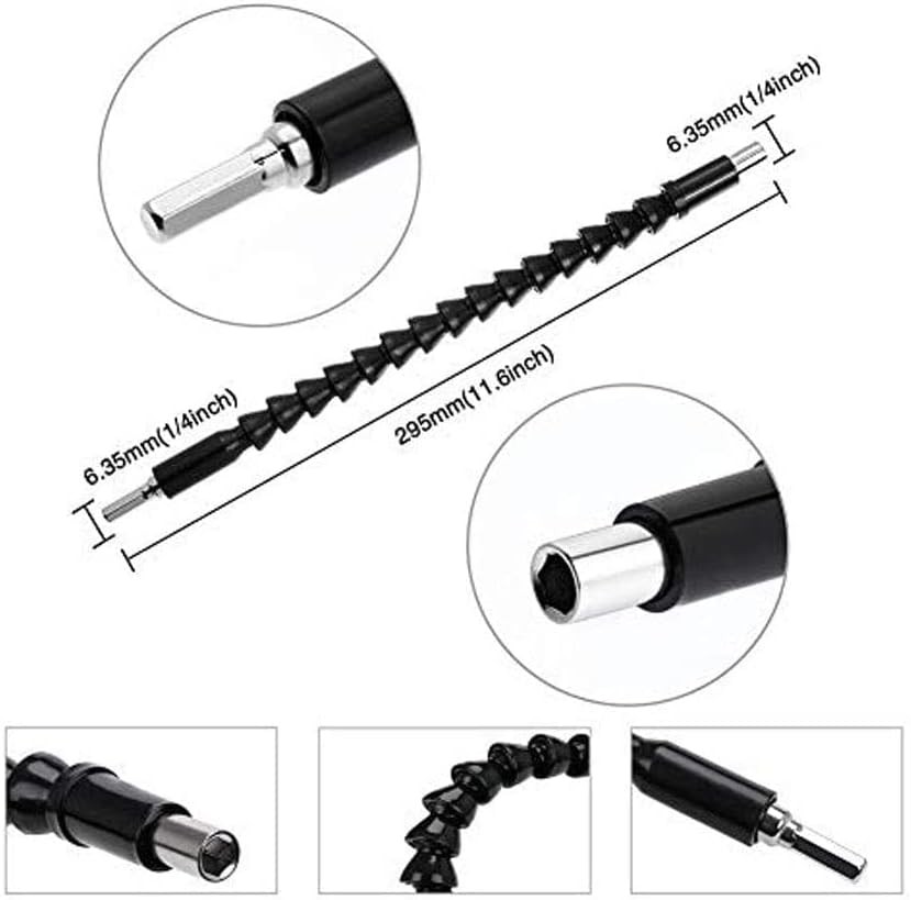 105 Degree Right Angle Driver Extension Power One Size, Silver