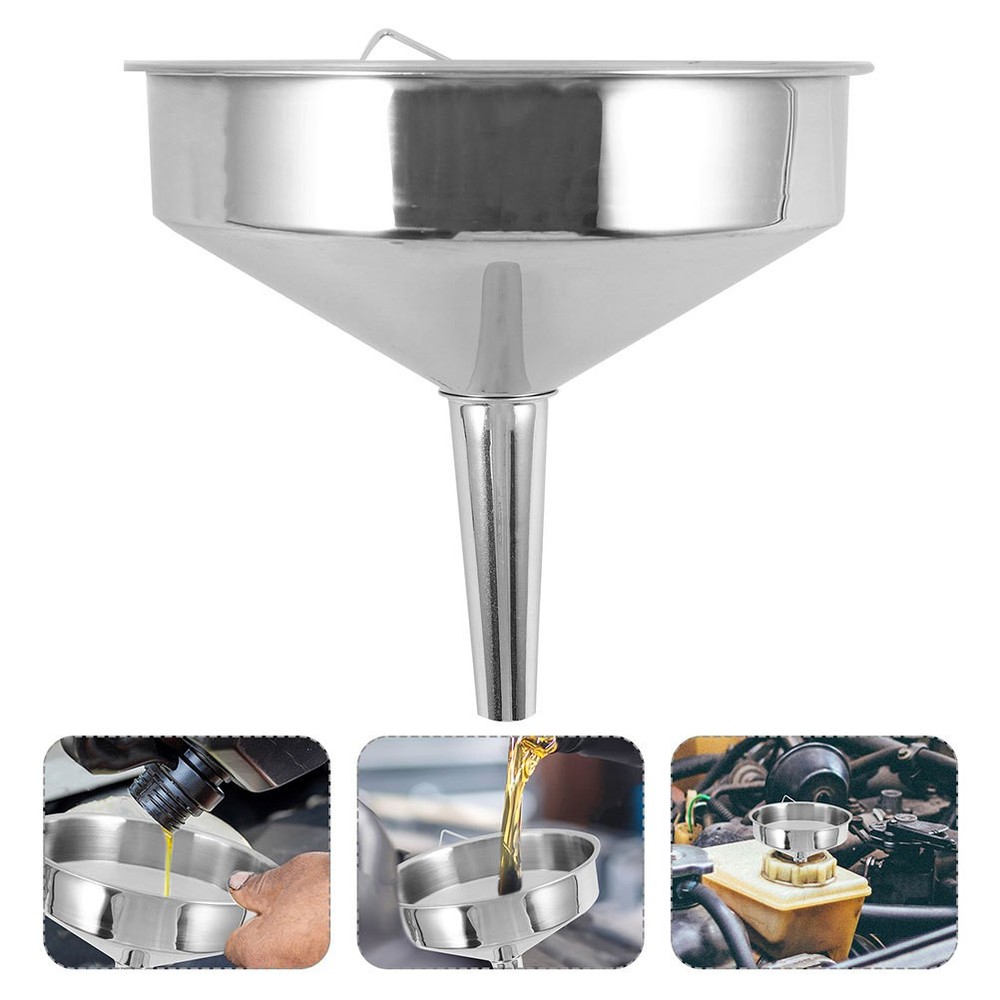 Funnel Automotive Fuel with Filter Screen Engine Oil Extractor Pump