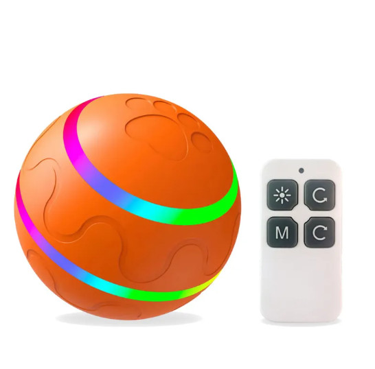 Pet Cat Interactive Rolling Ball Toy USB Rechargeable Automatic Self-Rotating
