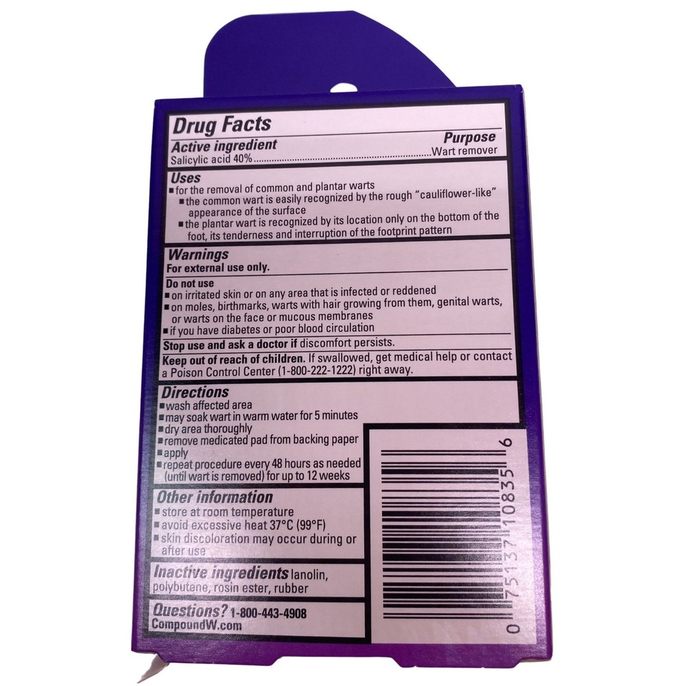 Compound W Maximum Strength Pads 14 Ct 3 Pack New